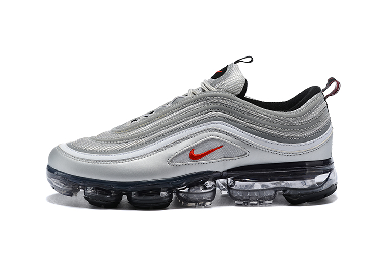 Women Nike Air Vapormax 97 Grey Black Red Shoes